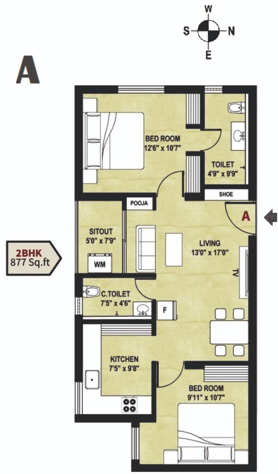 B Floor-plan